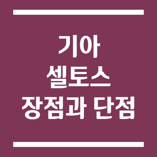 Read more about the article 기아 셀토스 장점과 단점, 소형 SUV 실사용 후기는?
