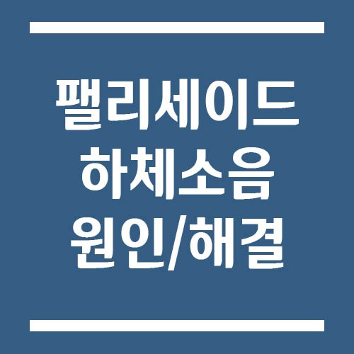 Read more about the article 팰리세이드 하체 소음 원인 및 해결 방법(방지턱·요철 소리)