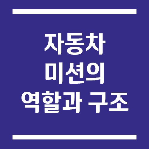 Read more about the article 자동차 미션(변속기)의 역할과 구조 완벽 이해: 엔진 힘이 바퀴로 전달되는 과정