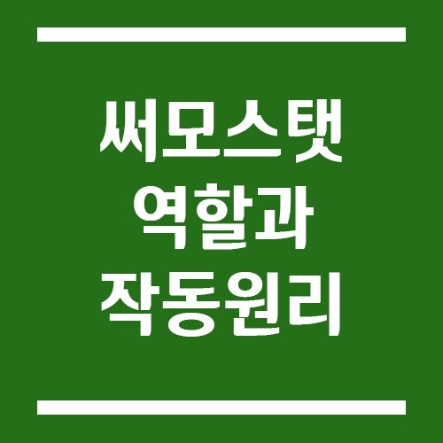Read more about the article 써모스탯이란? 자동차 냉각 시스템에서의 역할