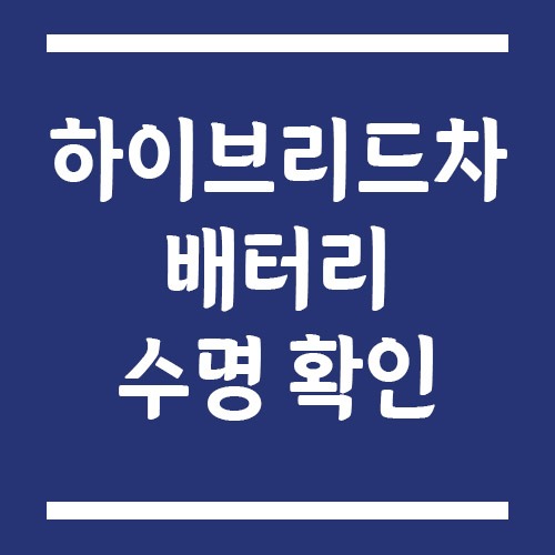 Read more about the article 하이브리드차 배터리 남은 수명 확인하는 방법, 중고차 살 때 반드시 체크!