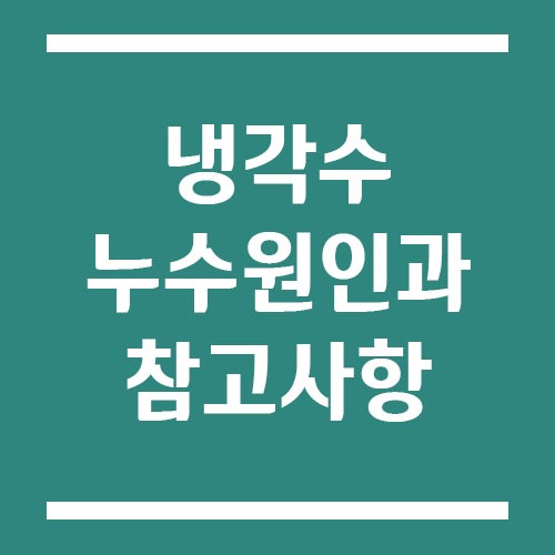 Read more about the article 냉각수 누수 원인과 초보자가 알아야 할 점
