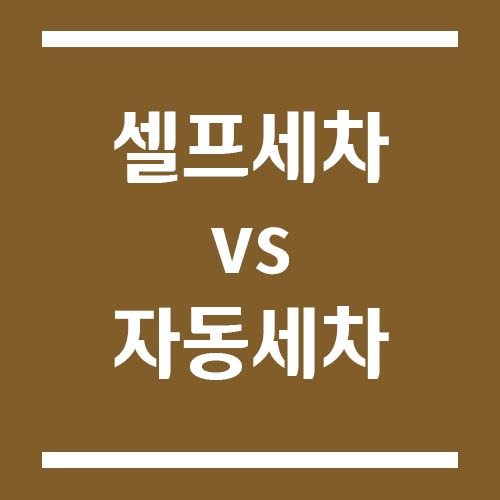 Read more about the article 셀프세차 vs 자동세차, 어떤 게 더 좋을까?