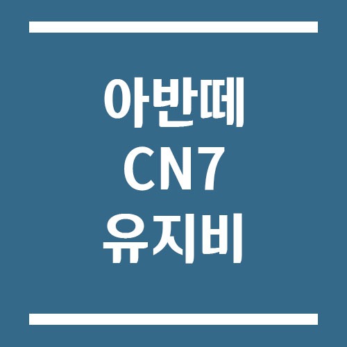 Read more about the article 아반떼 CN7 유지비, 자동차세·보험료·유류비 등 총정리