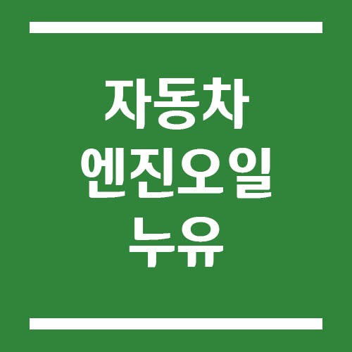 Read more about the article 자동차 엔진오일 누유 체크 방법과 자가 진단 팁