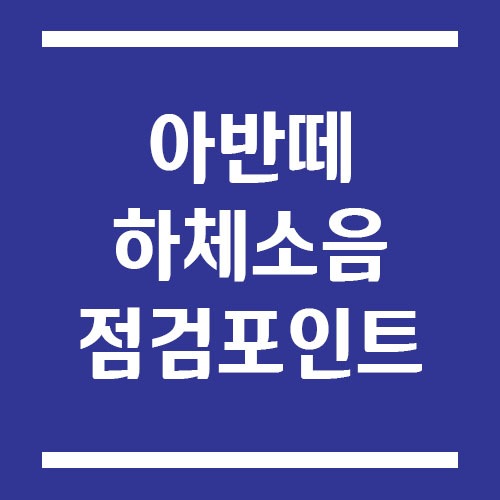 Read more about the article 아반떼 하체 소음 원인별 점검 포인트 (덜컹·통통·금속음 등)