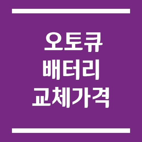 Read more about the article 기아 오토큐 배터리 교체 가격 및 정품 배터리 장점