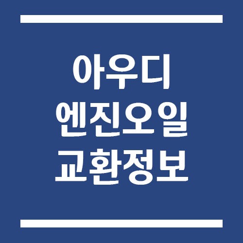 Read more about the article 아우디 엔진오일 교환 주기 및 비용 – 공식센터 vs 사설 비교