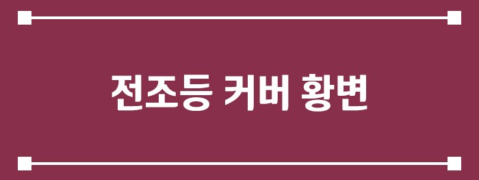 전조등 커버 황변