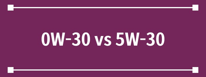 0W-30 vs 5W-30