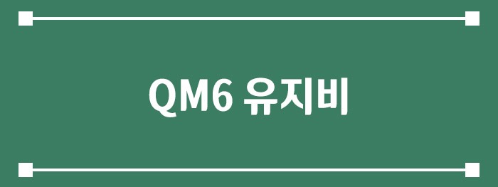 QM6 유지비